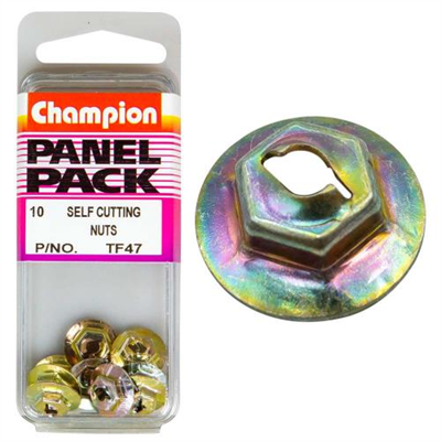 Champion 1/8in Self Cutting Nut -10pk