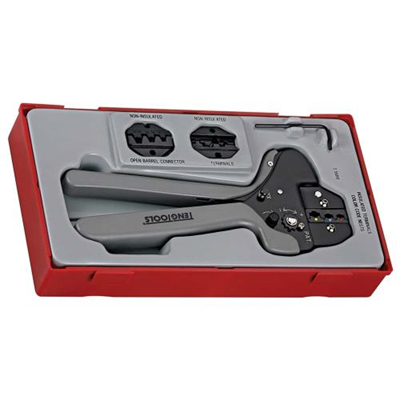 Teng 4pc Ratchet Crimping Tool Set - TC-Tray