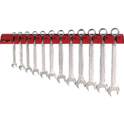 Teng 12pc Combination Metric Spanner Set 8-19mm Wall Rack