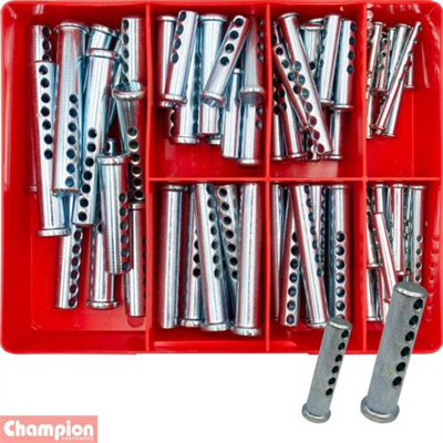 Champion 72pc Multi-Hole Imperial Clevis Pin Assortment