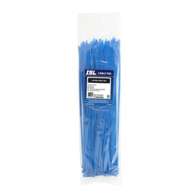 ISL 380 x 4.8mm Nylon Cable Tie - Blue - 100pk