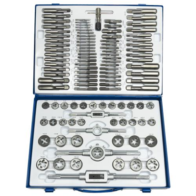 ProEquip 110pc UNC/UNF/Metric Tap & Die Set