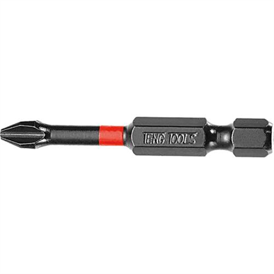 Teng 1pc 1/4in PH#1 Impact Screwdriver Bit 50mm