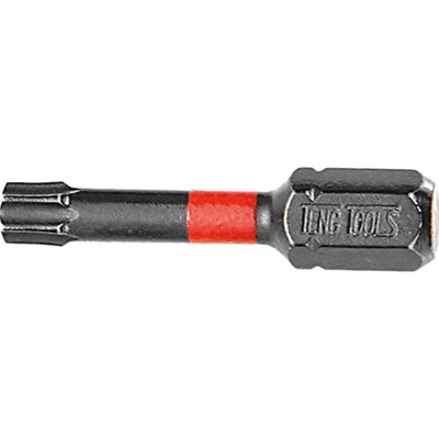 Teng 5pc 1/4in TX40 Impact Screwdriver Bit 30mm