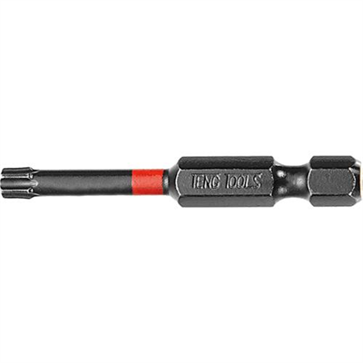 Teng 1pc 1/4in TX10 Impact Screwdriver Bit 50mm