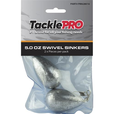 TacklePro Swivel Sinker 5.0oz - 2pc