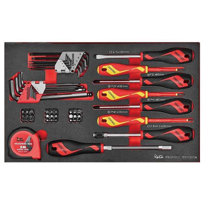 Teng 54pc Screwdriver & Hex/TX Key Set (EVA)