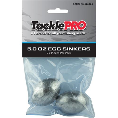 TacklePro Egg Sinker 5.0oz - 2pc