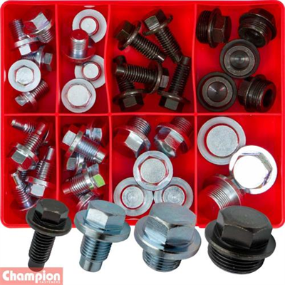 Champion 40pc Drain Plug Assortment