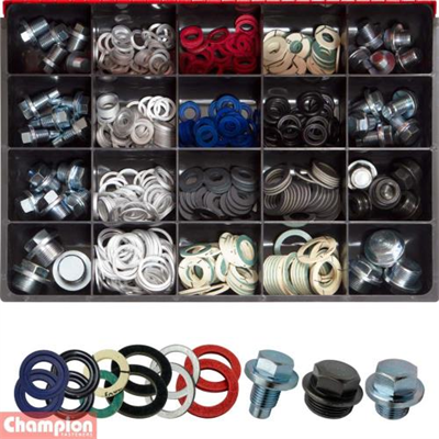 Champion Master Kit 438pc Drain Plug & Washer