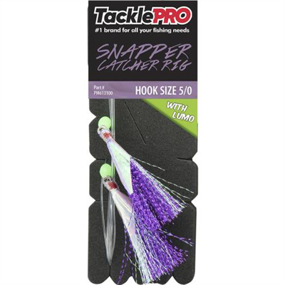TacklePro Snapper Catcher Purple & Lumo - 5/0