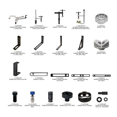 Stronghand Rhino Cart 3D Fixturing Kit Only - 122pc