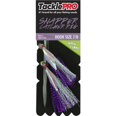 TacklePro Snapper Catcher Purple & Lumo - 7/0