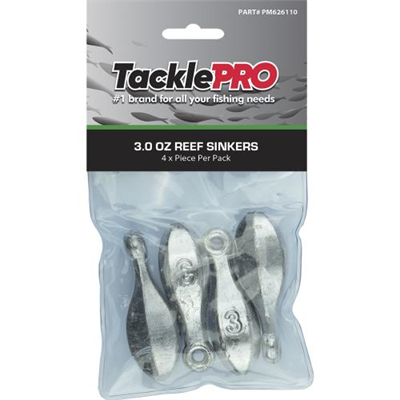 TacklePro Reef Sinker 3.0oz - 4pc