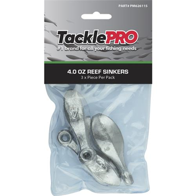 TacklePro Reef Sinker 4.0oz - 3pc