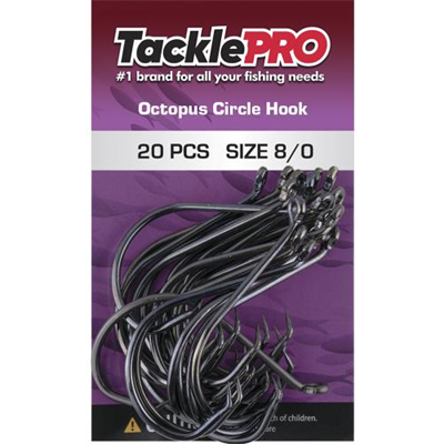 TacklePro Octopus Circle Hook 8/0 - 20pc