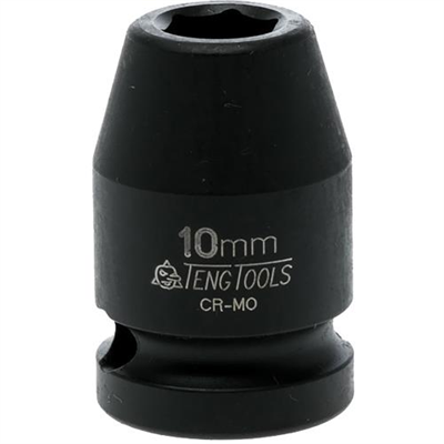 Teng 1/2in Dr. Impact Socket 10mm DIN