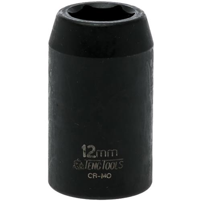 Teng 1/2in Dr. Impact Socket 12mm ANSI