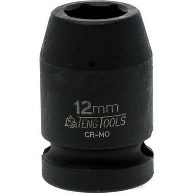 Teng 1/2in Dr. Impact Socket 12mm DIN