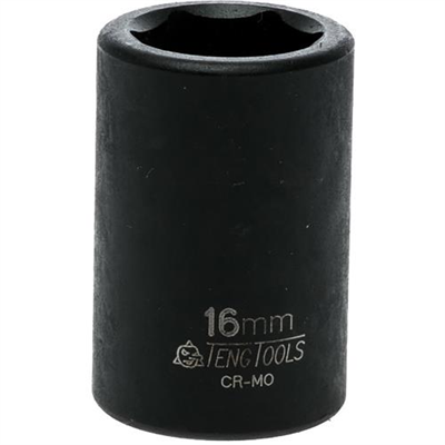 Teng 1/2in Dr. Impact Socket 16mm ANSI