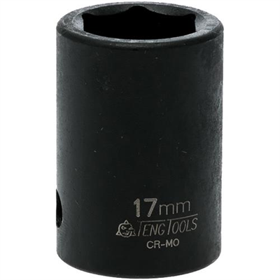 Teng 1/2in Dr. Impact Socket 17mm ANSI