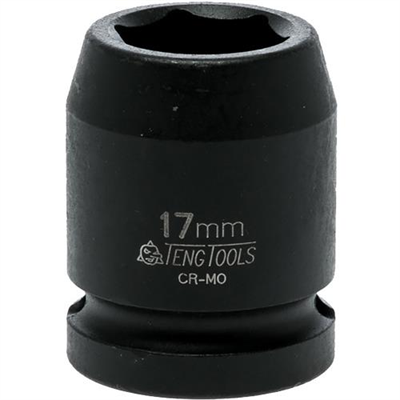 Teng 1/2in Dr. Impact Socket 17mm DIN