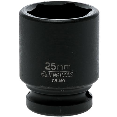 Teng 1/2in Dr. Impact Socket 25mm DIN