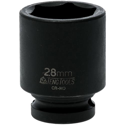 Teng 1/2in Dr. Impact Socket 28mm DIN