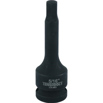 Teng 1/2in Dr. Hex Bit Impact Socket 5/16