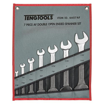 Teng 7pc Open Ended Spanner Set 1/4-1-1/4in