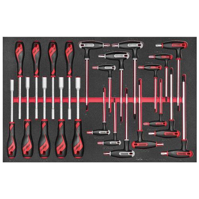 Teng 23pc Nut & T-Handle Driver Set (EVA)