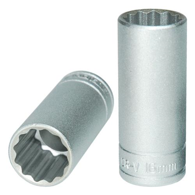 Teng 3/8in Dr. Deep Socket 16mm 12pt
