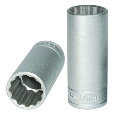 Teng 3/8in Dr. Deep Socket 17mm 12pt