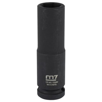 M7 Deep Impact Socket 1/2in Dr. 15mm