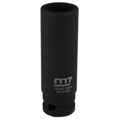 M7 Deep Impact Socket 1/2in Dr. 18mm