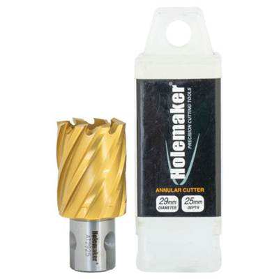 Holemaker Uni Shank Tinite (Tin) Cutter 29mmx25mm