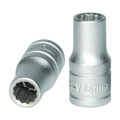 Teng 1/4in Dr. Socket 6mm 12pt
