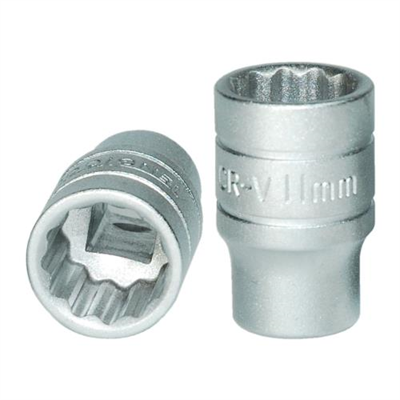 Teng 1/4in Dr. Socket 11mm 12pt