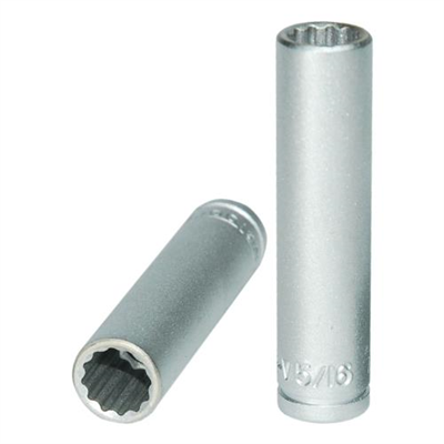 Teng 1/4in Dr. Deep Socket 5/16in 12pt
