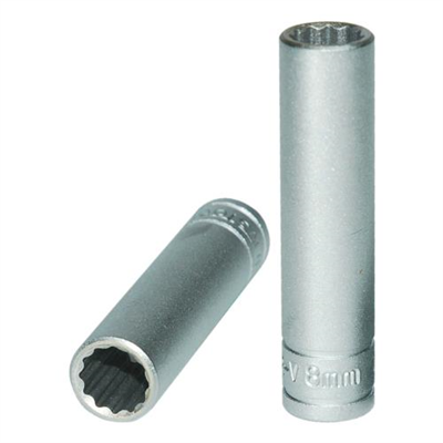 Teng 1/4in Dr. Deep Socket 8mm 12pt