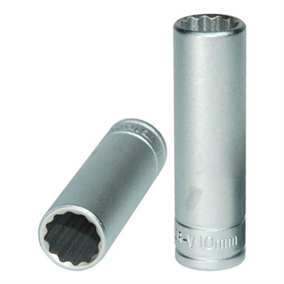 Teng 1/4in Dr. Deep Socket 10mm 12pt
