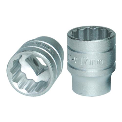 Teng 3/8in Dr. Socket 17mm 12pt