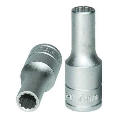 Teng 3/8in Dr. Deep Socket 7mm 12pt