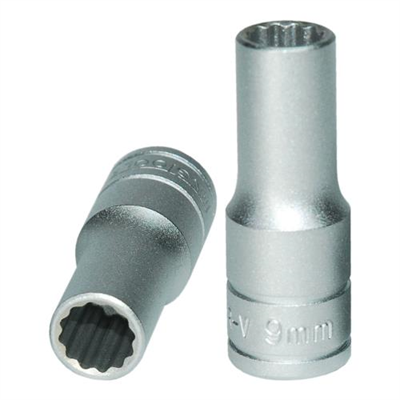 Teng 3/8in Dr. Deep Socket 9mm 12pt