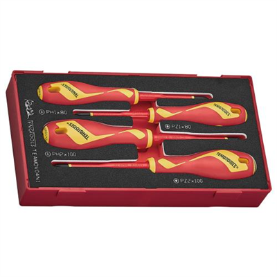 Teng 4pc Screwdriver Set Insulated PH/PZ