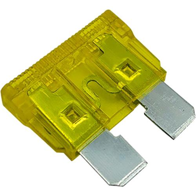 Champion AF 20Amp Standard Blade Fuse (Yellow) - 50pk