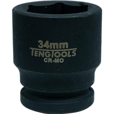 Teng 3/4in Dr. Impact Socket 34mm DIN