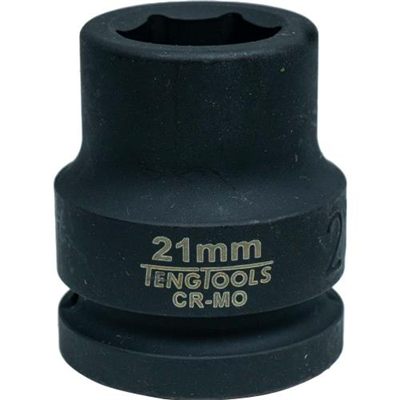 Teng 3/4in Dr. Impact Socket 21mm DIN