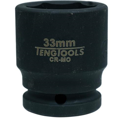 Teng 3/4in Dr. Impact Socket 33mm DIN
