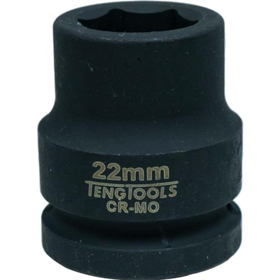 Teng 3/4in Dr. Impact Socket 22mm DIN